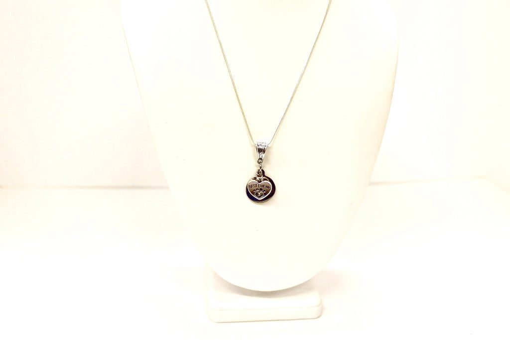 No Longer By My Side But Forever In My Heart Silver Necklace, Loved Pet Memorial Jewelry Gift For Her, Sympathy Pet Remembrance